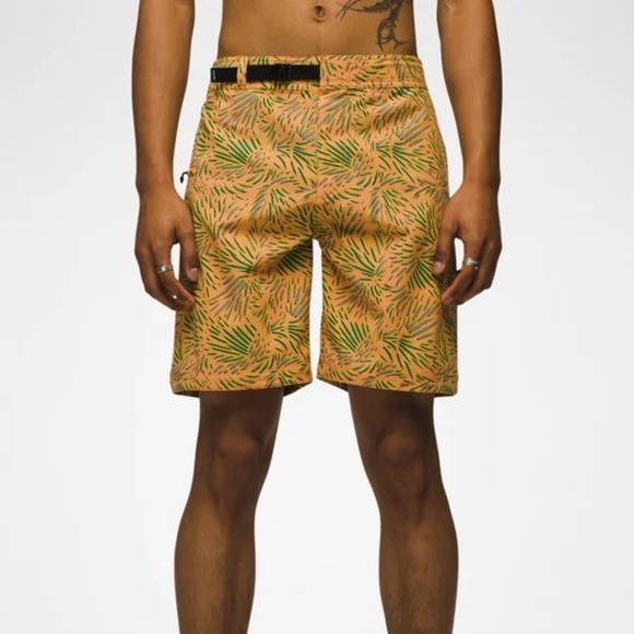 Prana Men's Rock Shock Boardshort 8" Surf UPF Sun Protection - Picture 1 of 9